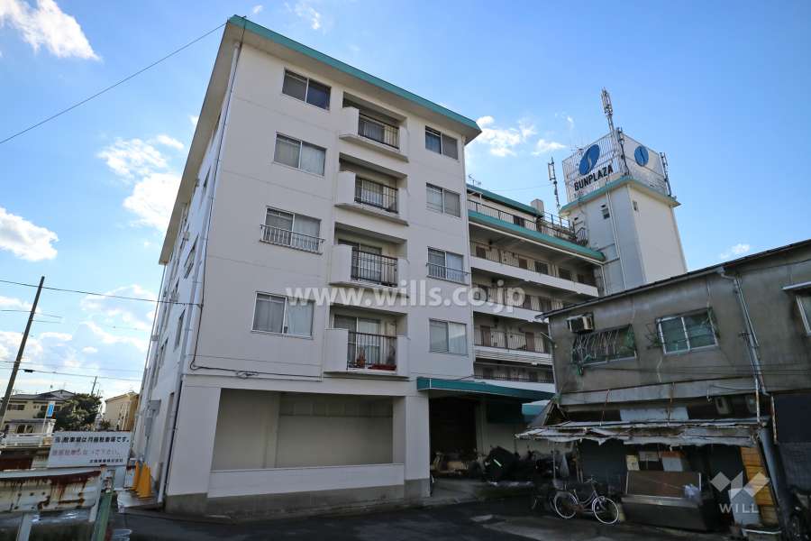 サンコーポ高槻ことぶきの外観（北東側から）