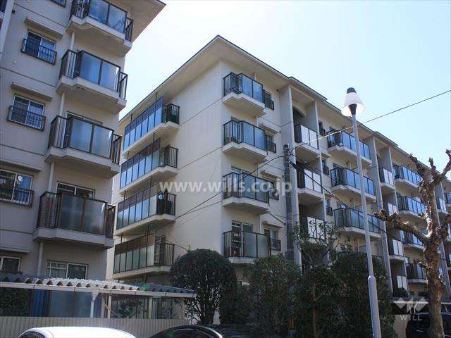 サンハイツ高槻6号館の外観（北東側から）