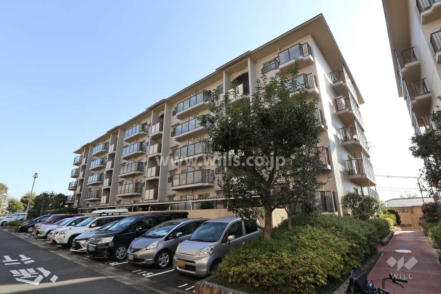 サンハイツ高槻2号館の外観(北西側から)