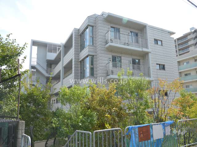 ジェイグラン高槻古曽部町の外観（北西側から）