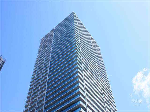 ジオタワー高槻ミューズガーデンの外観（西側から）