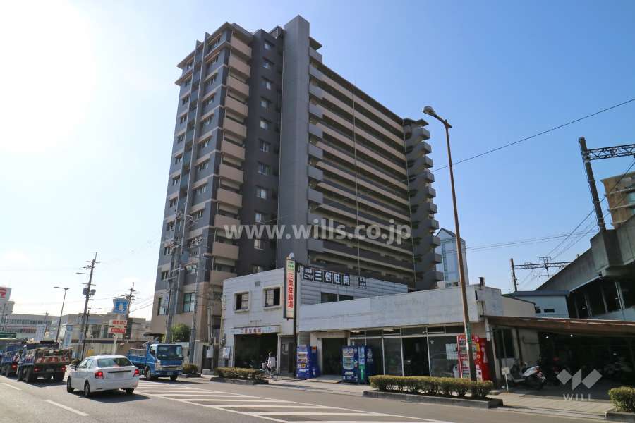 ドゥーシェ高槻の外観（北東側から）