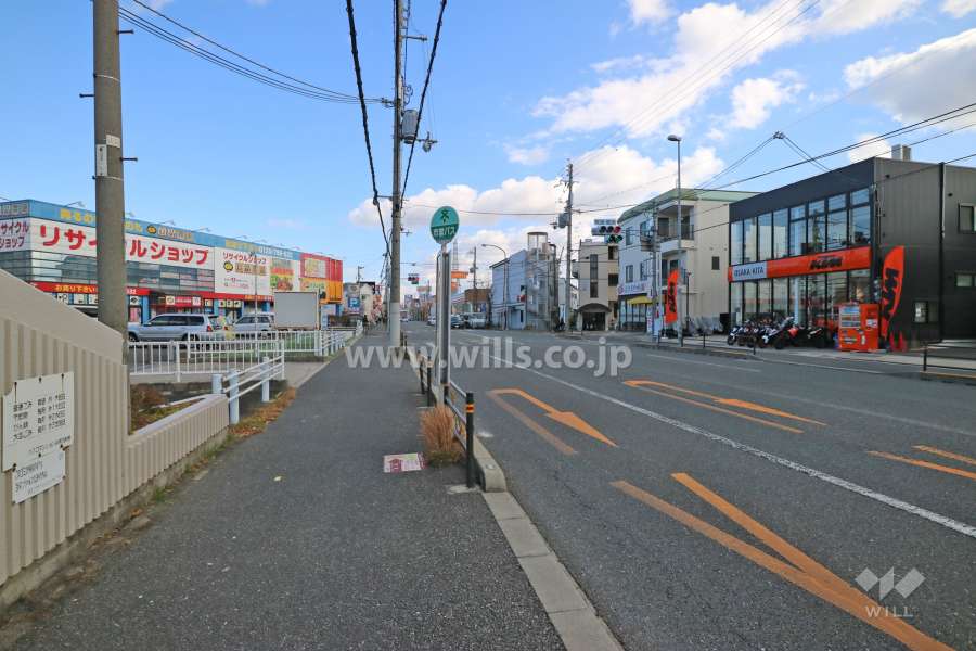 敷地南側の前面道路（国道171号線）