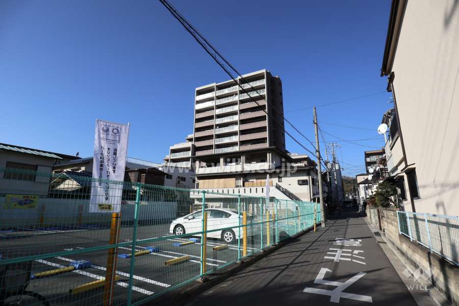 プラウド高槻真上町の遠景(南側から)