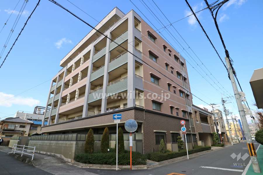 プロパレス高槻ヴァンコートの外観(南東側から)