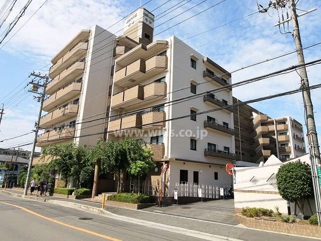 メロディハイム高槻の外観（北東側から）