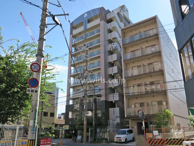 ユニアルス高槻の外観（北東側から）