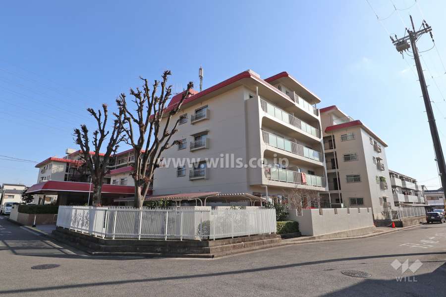 のユニハイム高槻外観(北西側から)