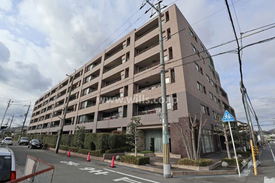 ライオンズガーデン高槻の外観（南東側から）