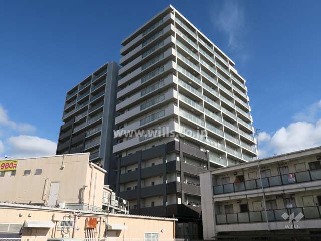 ルイシャトレ高槻の外観（南西側から）