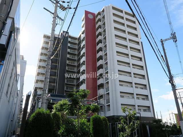 ルイシャトレ高槻の外観（北東側から）