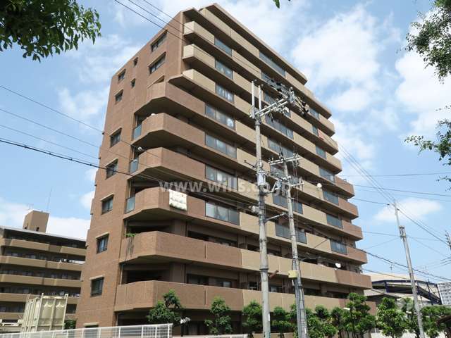 ルモン高槻芥川公園の外観（南西側から）