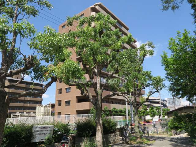 ルモン高槻芥川公園の外観（南西側から）