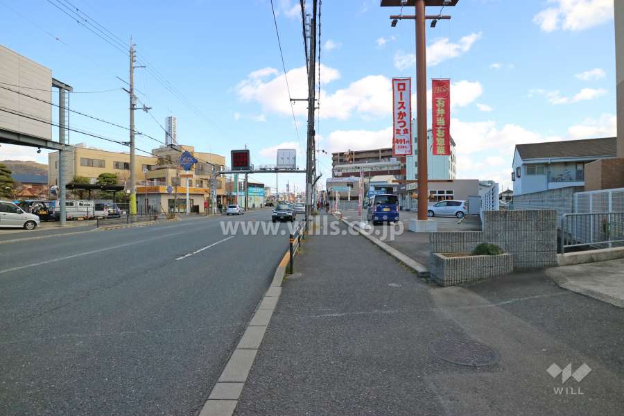 敷地北側の前面道路（国道171号線）
