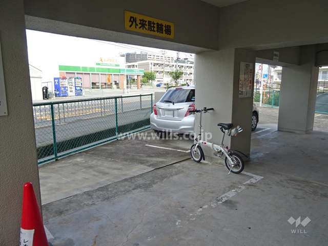 来客用駐輪場
