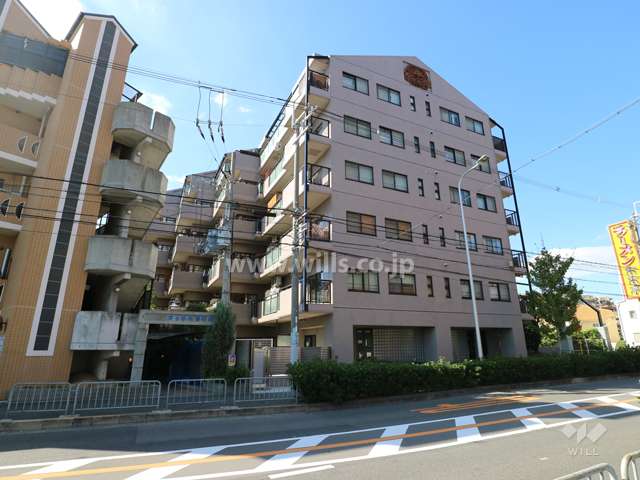 エンゼルハイム夕日丘の外観(東側から)