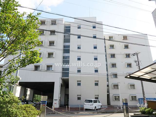 高槻ビューハイツ槻の木のマンション外観（北側から）