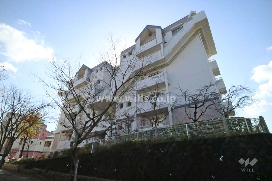 高槻阿武山一番街101号棟の外観(北側から)