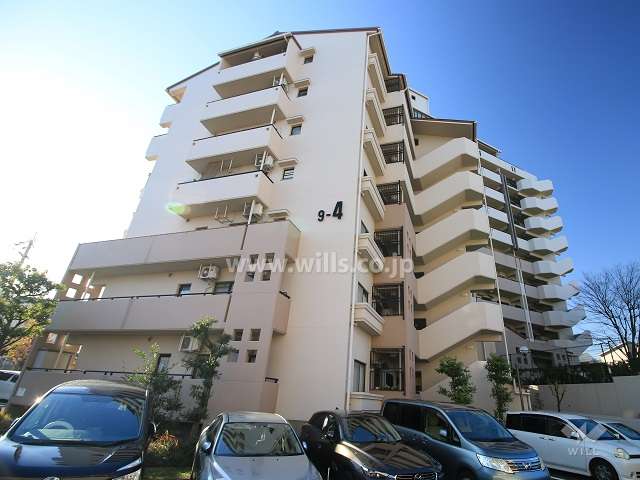 高槻阿武山九番街東４号棟の外観（北東側から）