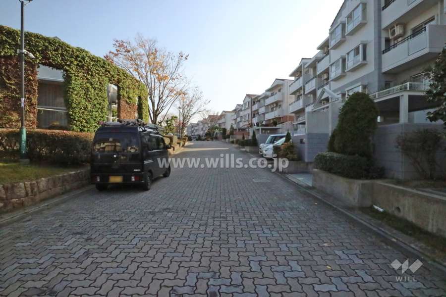 敷地北東側の前面道路