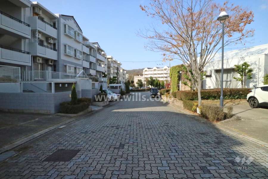 敷地北東側の前面道路