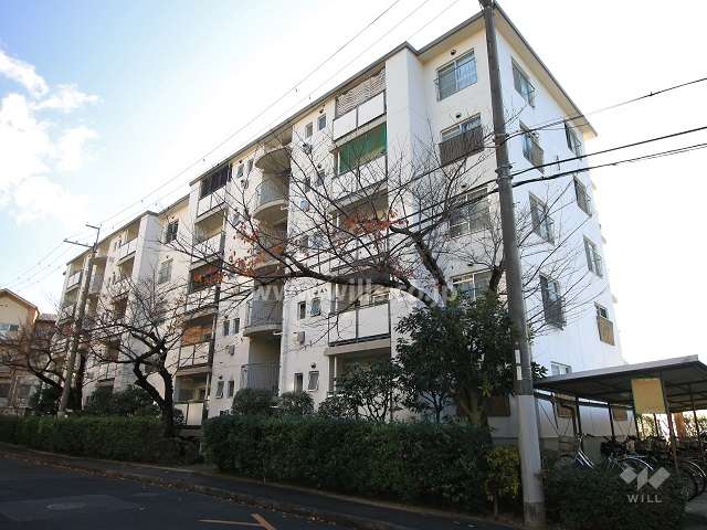 高槻塚原台ハイツ1号棟外観（北西側から）