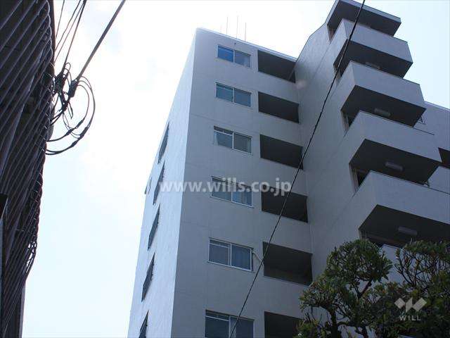 大和サニーハイツ２号棟の外観（北西側から）