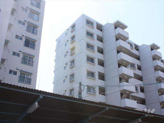 大和サニーハイツ3号棟の外観（北東側から）