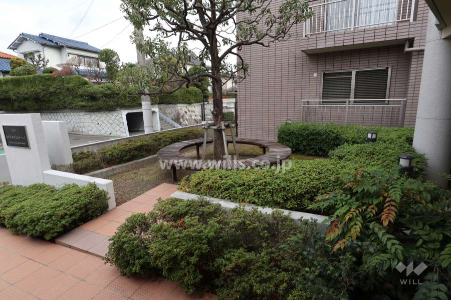 エントランスの植栽スペース