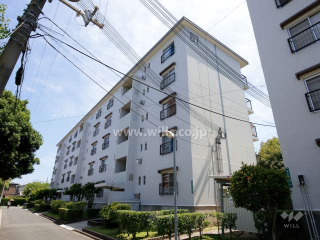 富田第二住宅67棟の外観（北西側から）