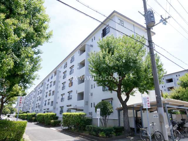 富田第二住宅78棟の外観（北西側から）