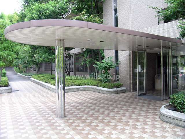 オートロック付きのエントランス
