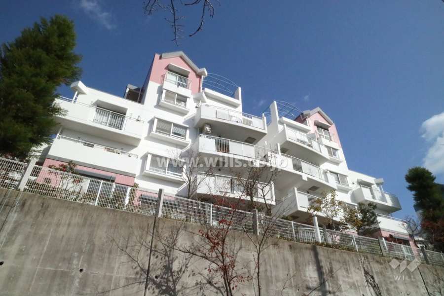 高槻阿武山一番街102号棟の外観(西側から)