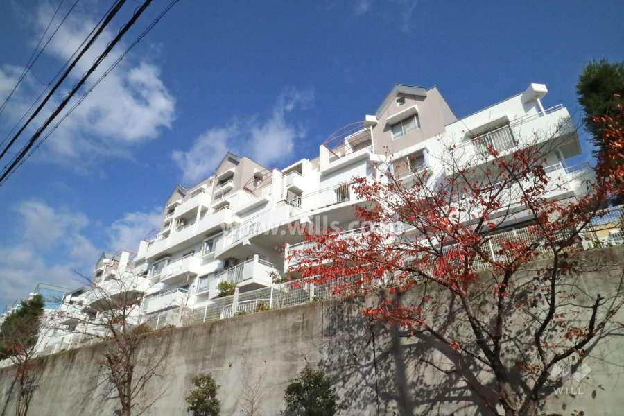 高槻阿武山一番街106号棟の外観(南側から)