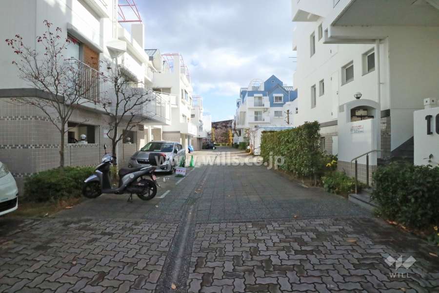 敷地南西側の前面道路