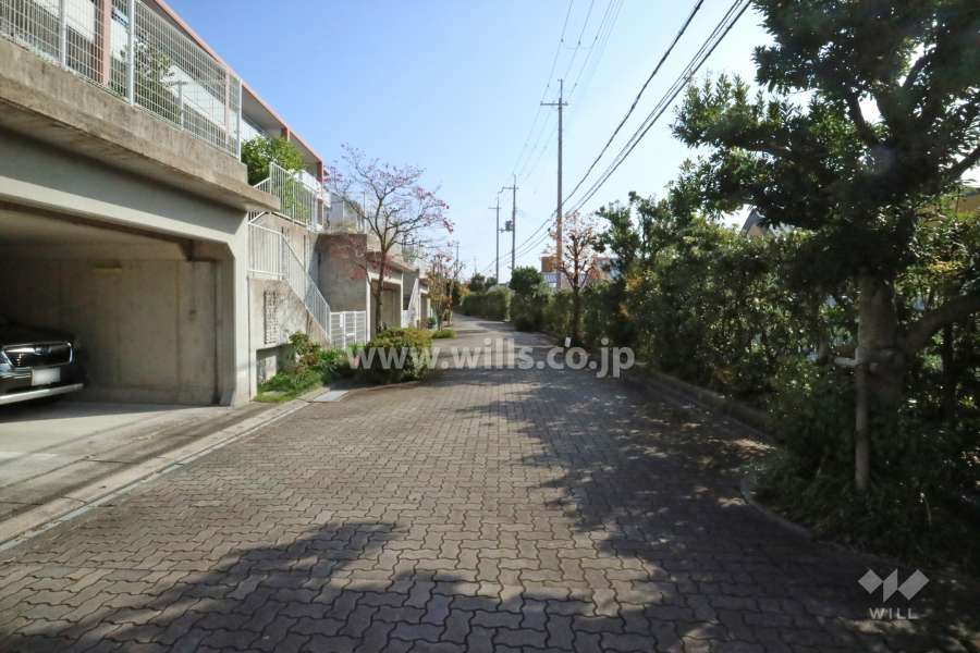 敷地の南西側前面道路