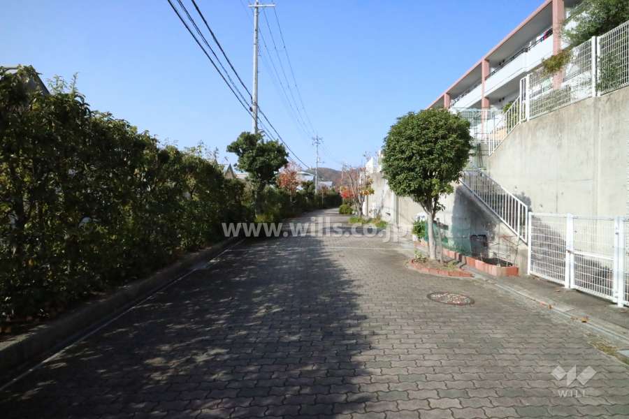 敷地の南西側前面道路