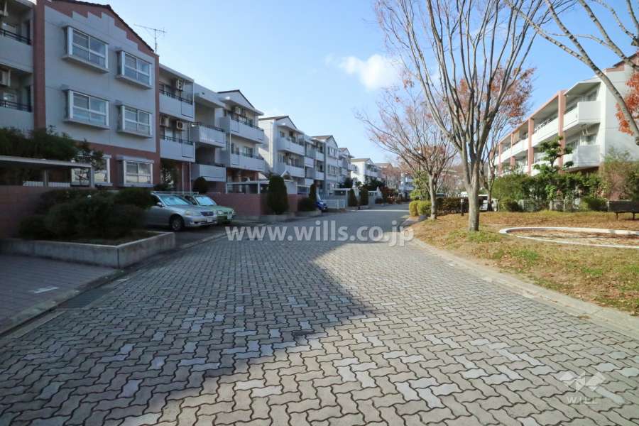 敷地北東側の前面道路