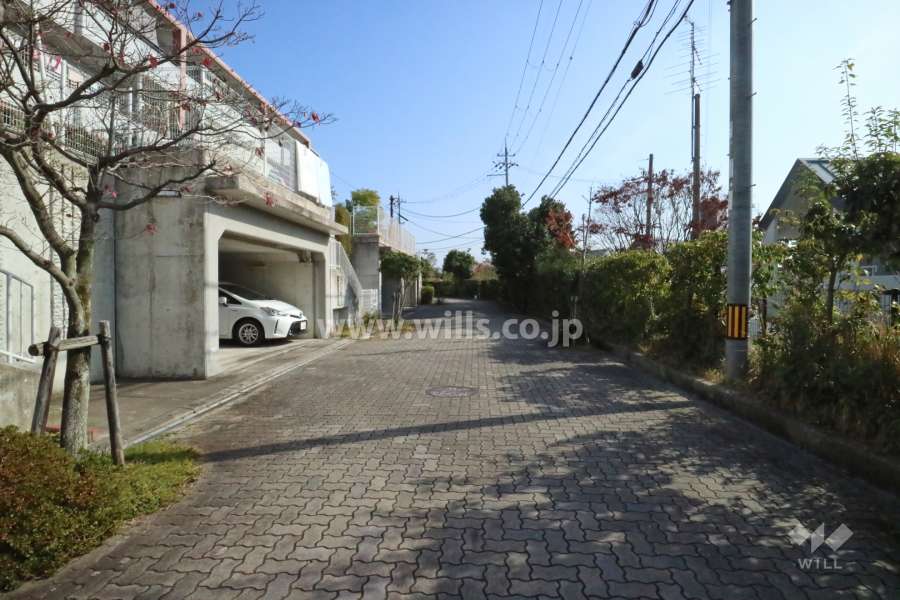 敷地南西側の前面道路