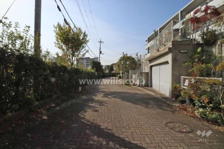 敷地南東側の前面道路