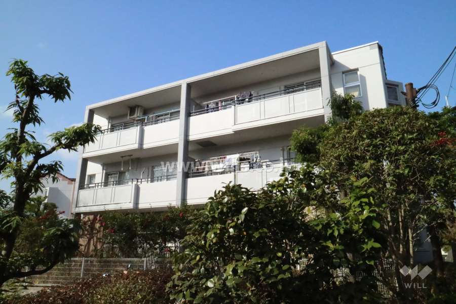 高槻阿武山二番街東Ｅ06号棟の外観（南東側から）