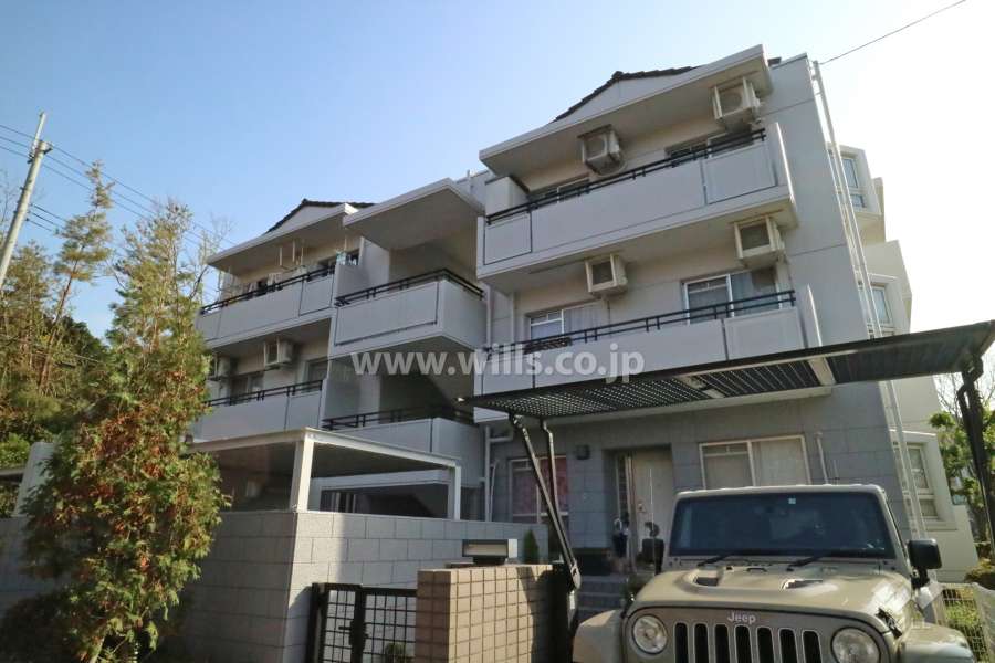 高槻阿武山二番街東Ｅ06号棟の外観（北西側から）