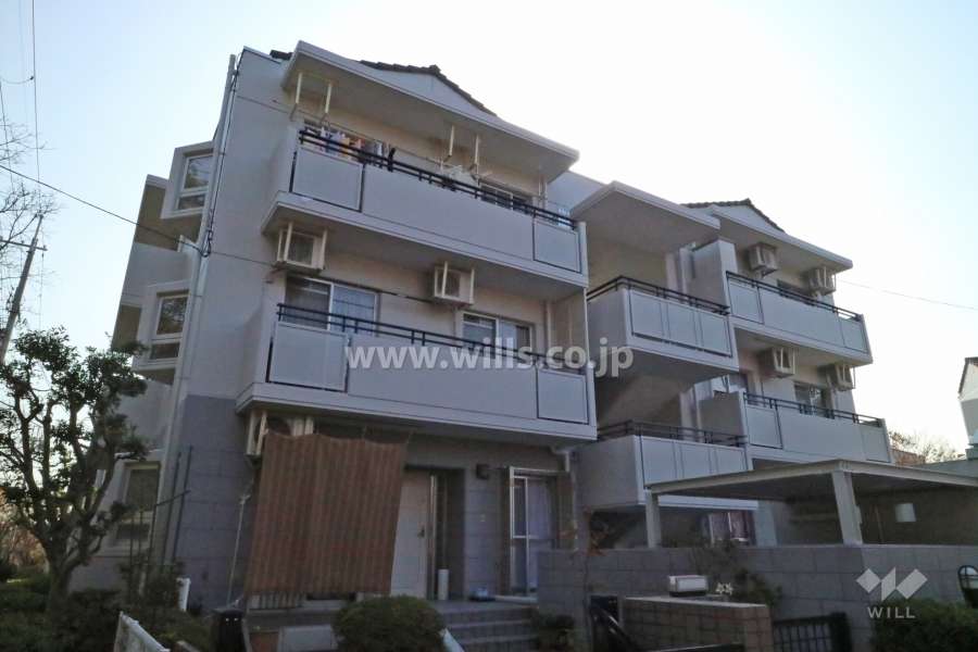 高槻阿武山二番街東Ｅ06号棟の外観（北東側から）