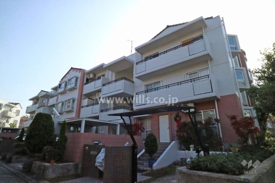 高槻阿武山二番街東E07号棟の外観（北西側から）