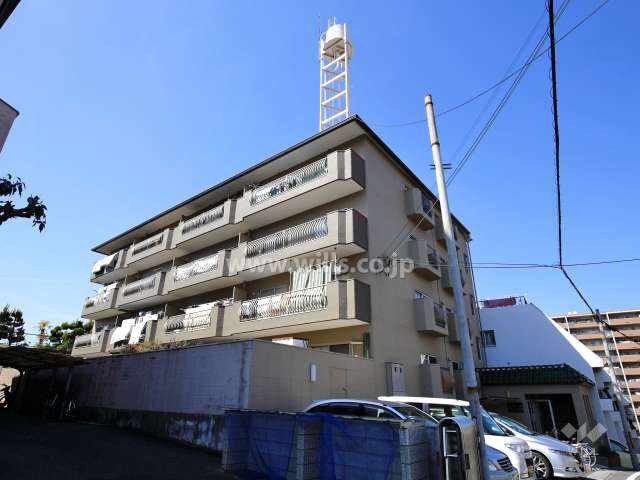 グリーンハイツ紫明園の外観（南東側から）