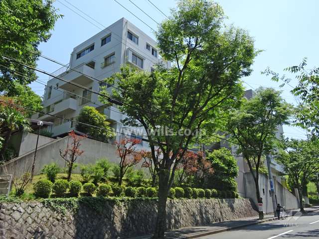コーポラティブハウスクレセントの外観（北西側から）
