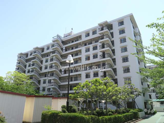 ニチモグリーンタウン茨木5番館の外観（北西側から）