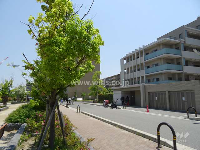 敷地の東側前面道路