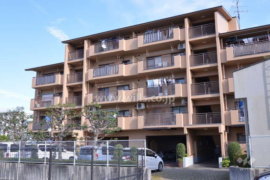 茨木安威B住宅の外観(南西側から)