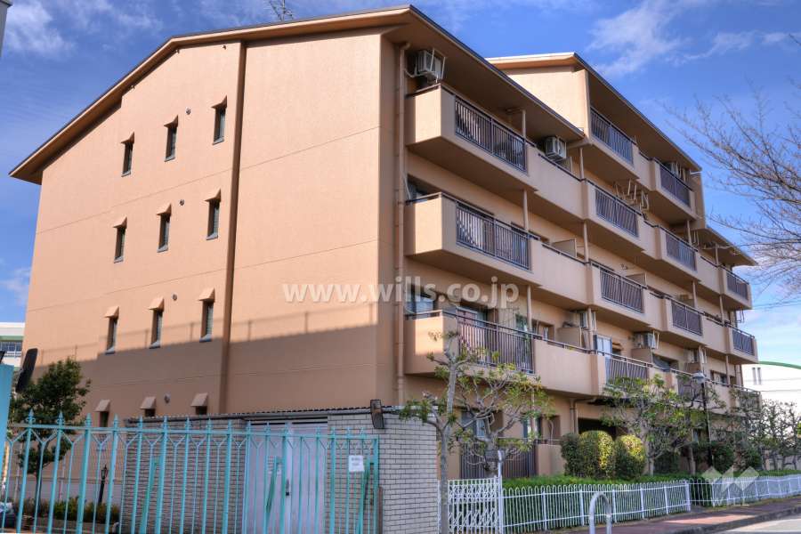 茨木安威B住宅の外観(南東側から)